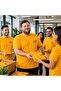 10 Yellow Oversized T-Shirts with Your Logo - Cotton Unisex Corporate Oversized T-Shirts - 3