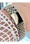 Milano Women's Gold Silver Metal Cord Calendar Wristwatch 2 Years Warranty - 3