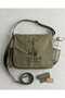 Korean Style Namsan Seoul Tower Printed Messenger Bag