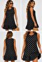 Women's Relaxed Fit Ruffled Crinkle Fabric Woven Dress - 5