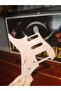 Electric Guitar Pickguard Flamed 11 Hole H/S/S Configuration 4-Ply Tortoise Shell Strat Pickguard - 3