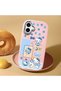 Pink Silicone Case with Shock-Absorbing Camera Protections Compatible with iPhone 16 Plus - 2