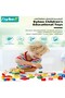 12 Pieces Montessori Toys for 1-3 Years Toddlers, Kids Wooden Toys, Wooden Sorting & Stacking Toys, Preschool Educational Toy for Children, Stacking Rings, Xylophone, Clock Bead Maze - 6