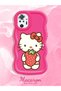 Redmi Note 10 Pro Compatible Case Camera Protector Red Silicone Couple Phone Case Kitty Pattern - 2