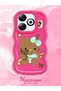 Infinix Smart 8 Compatible Case Camera Protector Red Silicone Couple Phone Case Kitty Pattern - 2