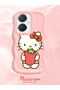 Vivo Y27 Compatible Case Camera Protector Pink Silicone Couple Phone Case Kitty Pattern - 2