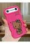 Tecno Spark Slim Compatible Case Camera Protector Red Silicone Couple Phone Case Kitty Pattern
