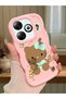 Infinix Smart 8 Compatible Case Camera Protector Pink Silicone Couple Phone Case Kitty Pattern