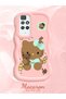 Redmi 10 2022 Compatible Case Camera Protector Pink Silicone Couple Phone Case Kitty Pattern - 2