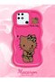 Redmi 10C Compatible Case Camera Protector Red Silicone Couple Phone Case Kitty Pattern - 2