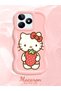 Realme C51 Compatible Case Camera Protector Pink Silicone Couple Phone Case Kitty Pattern - 2