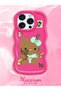 iPhone 14 Pro Max Compatible Case with Camera Protector Red Silicone Couple Phone Case Kitty Pattern - 2