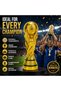 World Cup Style Football Trophy 26 cm Gold Championship Award Cup for Sports Events, Tournaments & Decoration - 5