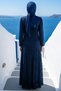 Plus Size Hijab Evening Dress with Glitter Embroidery Detail Tbs956Y - 5