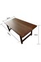 Folding Multifunctional Table in MDF, Suitable for Living Room - Size 100cm x 50cm x 40cm - 7