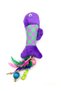 Plush Fish Cat Toy - Furry Beaded Biting and Teething Hunting Toy 12 cm - 4