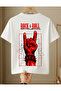 Rock&Roll Printed 100% Cotton Crew Neck Unisex Regular T-Shirt - 2