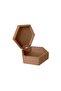 صندوق سداسي مسطح من MDF قابل للطلاء وللديكور - 4