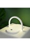 Night Light Phone Holder with Wired Charging, LED Desk Lamp with Adjustable Brightness, Mobile Stand for Reading, Study & Office, Portable Table Lamp for Home & Bedroom (White) - 3