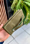 Montana Unisex Vintage Green Genuine Leather Magnetic Phone Wallet - Personalized with Name Printed - 3