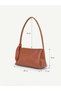 Rose Scarf Daily Use Women's Hand and Shoulder Bag (the Scarf May Vary in Appearance as a Gift.) - 2