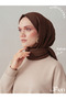 Hijab Women's Bamboo Crochet Beige Scarf - 2