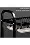 2-Tier Double Layer Stainless Steel Rust-Proof Dish Drying Rack with Drip Tray & Utensil Holder - 2