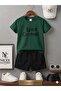 Summer Children's T-Shirt Shorts Unisex (Dotted Nice Printed)