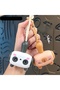 Hot Trending 2-Piece Capybara & Panda Mini Silicone Toy Keychain Set | Ideal Ornament for Car, Backpack, Handbag & Phone Pouch, UAE Daily & Eid Gift