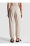 Lcw Vision Beige Women's Jogger Pants with Elastic Waist - 4