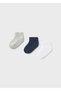 Baby Boy Cotton Baby Boy Booties Socks Set of 3 Mixed Colors