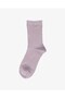 Women's Premium Seamless Bamboo Socks Plain Lilac - 4