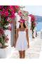 Modern-Looking Summer Knitwear Hat with a Silvery Knit Design - 3