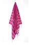 Striped Peshtemal |   Cotton - Natural Fringed |   Beach, Pool, Spa, Sauna, Sports, Travel Towel - 3