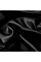 Satin Duvet Cover Set Black Double, Soft Silky Duvet Cover And 2 Pillowcase Set, Lightweight Cooling Comforter Cover - 8