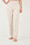 Patterned Soft Textured Short Sleeve Pajama Set Pajama Set 65750120 - 6