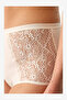 Women Essentials Highwaist Slip Cream/Pink Briefs - 3