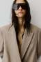 Oversized linen-blend blazer - 3