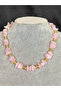 Zr Model Bead Detail Necklace - 4