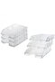 Document Rack 0523 Perforated 3-Piece Silver - 8