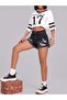 Jeans Shorts White with Ripped Detail - 3