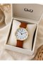 Women's Wristwatch Gold Color Case Leather Strap Casual and Stylish Combination Gift Boxed 2 Years Machine Warranty - 2