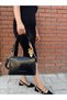 Women's New Season Soft Leather Shawl Detailed Adjustable Strap Stylish Hand and Shoulder Bag Shopper - 8