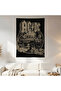 Ac/Dc Vintage Wall Covering Wall Tapestry First Quality Satin Fabric Poster - 2