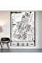 Star Wars Death Star Blueprint Wall Cloth Wall Tapestry First Quality Satin Fabric Poster