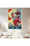 Doc Brown Pop Art Wall Covering Wall Tapestry First Quality Satin Fabric Poster - 2
