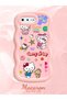 iPhone 7 Plus Compatible Case Camera Protector Pink Silicone Couple Phone Case Kitty Pattern - 2
