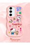 Samsung Galaxy S24 Fe Compatible Case Camera Protector Pink Silicone Couple Phone Case Kitty Pattern - 2