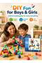 Magnetic Building Blocks 32 Pieces | STEM Construction Stick Toy For Kids | DIY Assembling Magnetic Sticks Set For Boys Girls Learning And Creativity - 6