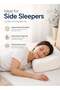 Neck Pillow 47 x 30 cm | Ergonomic Side Sleeping Pillow | Cervical Support Contour Pillow | Soft Foam Bed Pillow With Removable Cover - 4